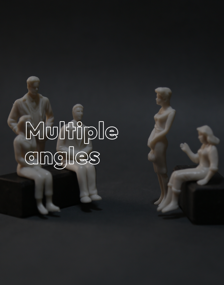 Multiple angles — slide 2 (mobile)